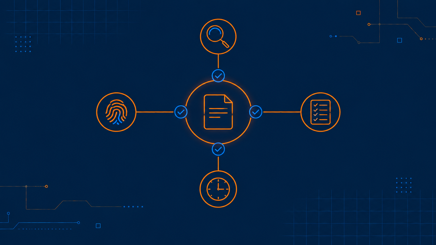 infografia-de-verificacion-tecnologica-en-neon